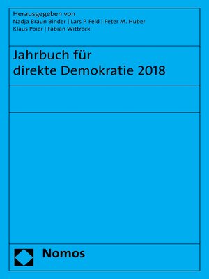 cover image of Jahrbuch für direkte Demokratie 2018